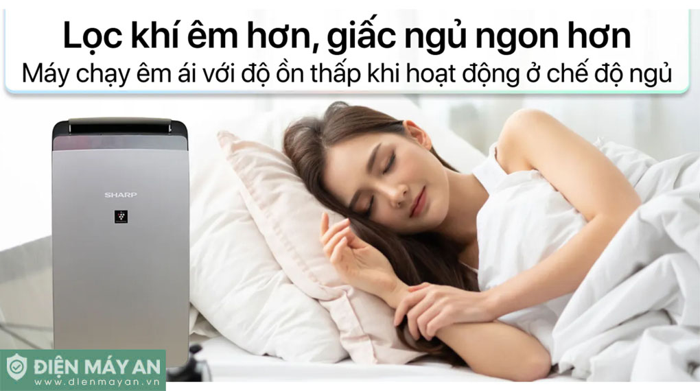 Máy lọc không khí và hút ẩm Sharp DW-J27FV-S